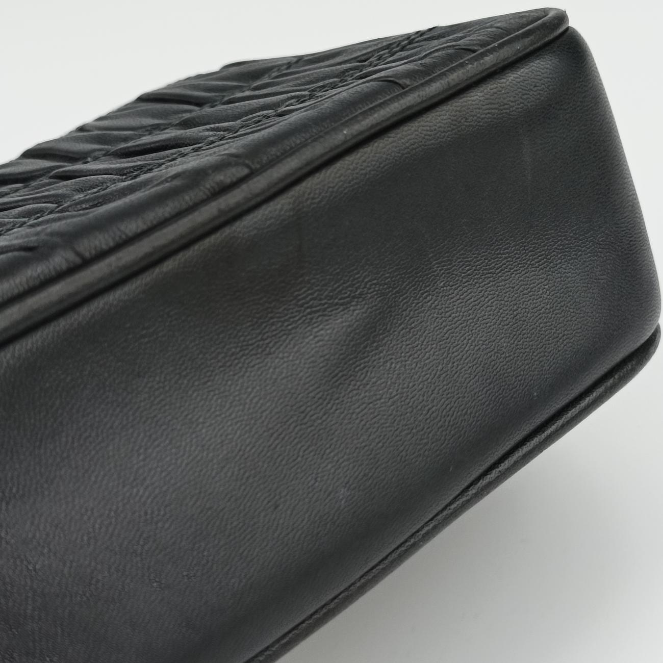 Nappa Gaufre Sound LockBlackNappa Leather1BD139197/Bナッパゴーフル サウンドロックブラックナッパレザー1BD139197/B