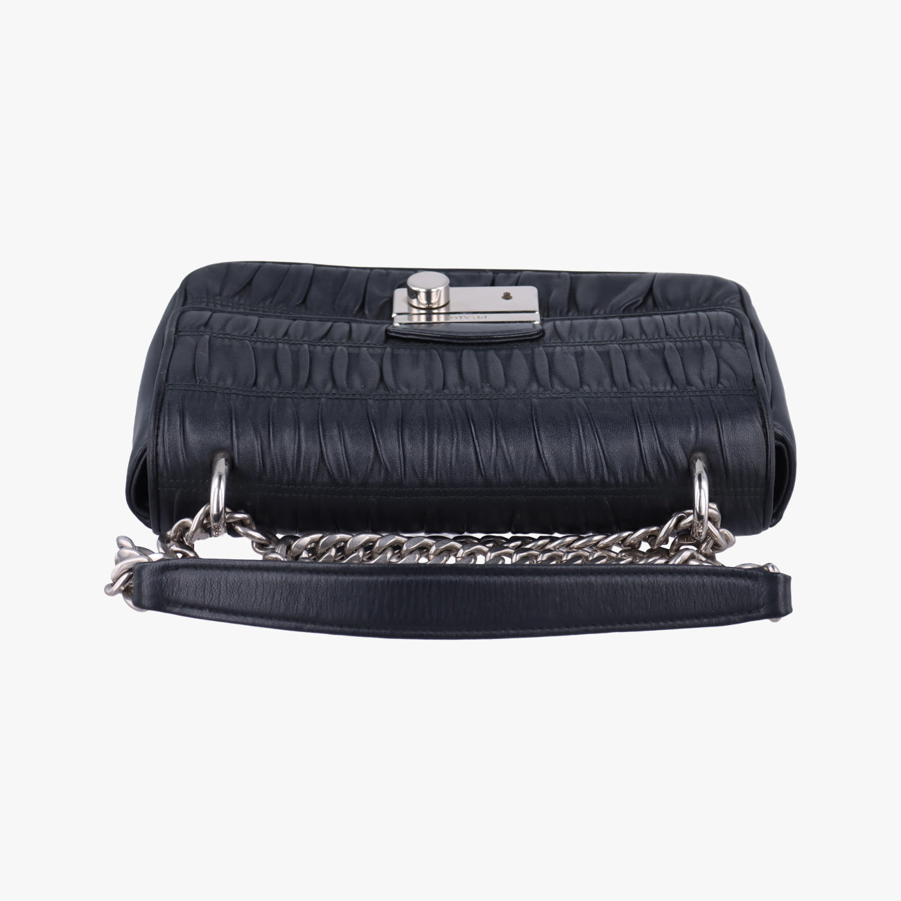 Nappa Gaufre Sound LockBlackNappa Leather1BD139197/Bナッパゴーフル サウンドロックブラックナッパレザー1BD139197/B