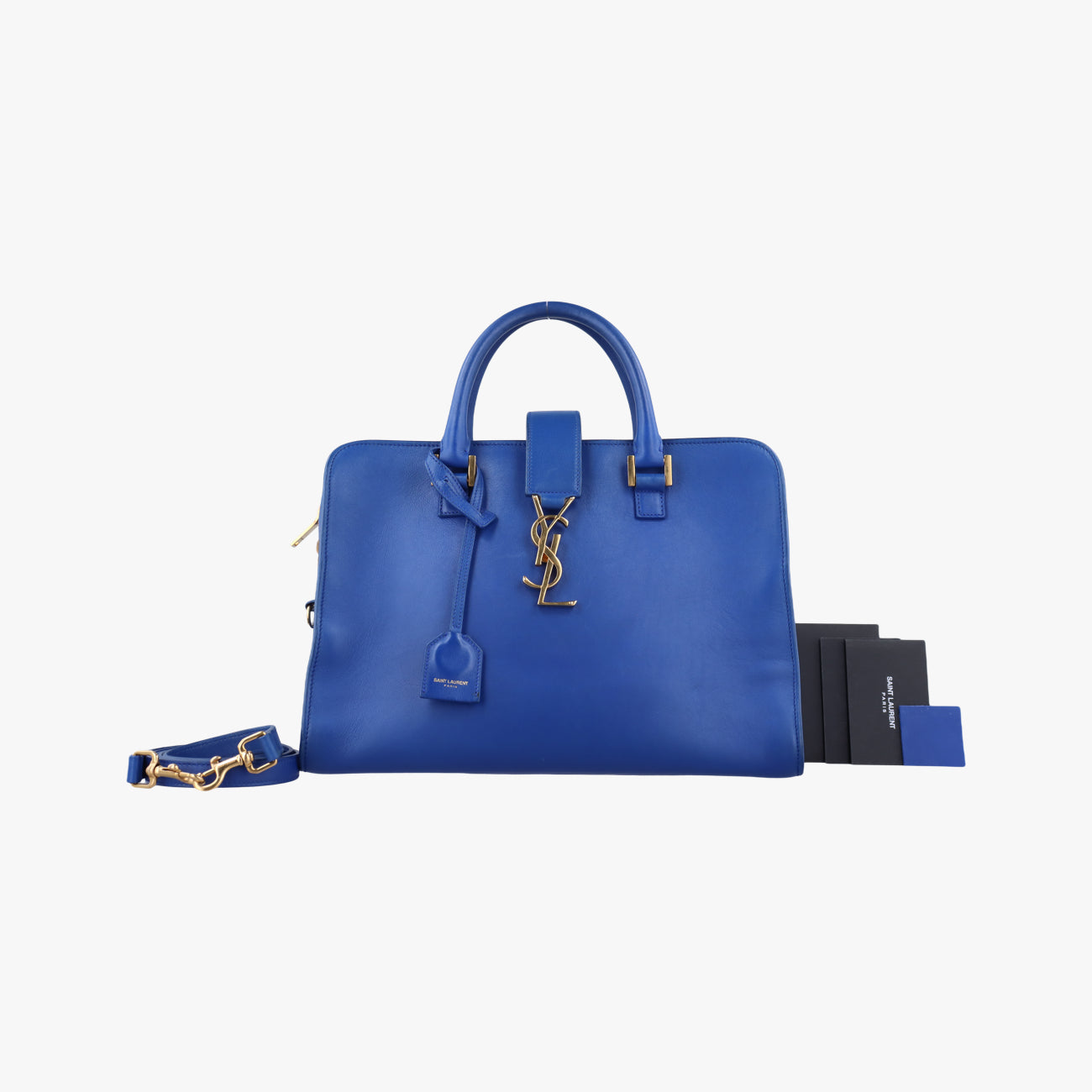 baby Cabas Blue Leather 357395 GNR357395.0614ベイビーカバス ブルー レザー 357395 GNR357395.0614