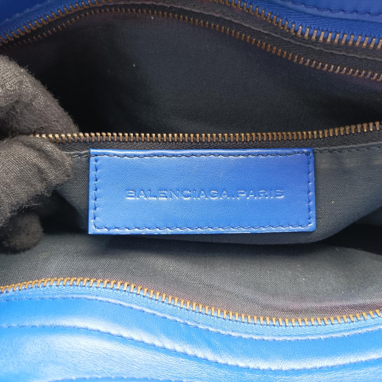 Electric Perforated Motorcycle City Blue lambskin 115748.4385 J.535269エレクトリックペルフォレートモーターサイクルシティ ブルー ラムスキン 115748.4385 J.535269