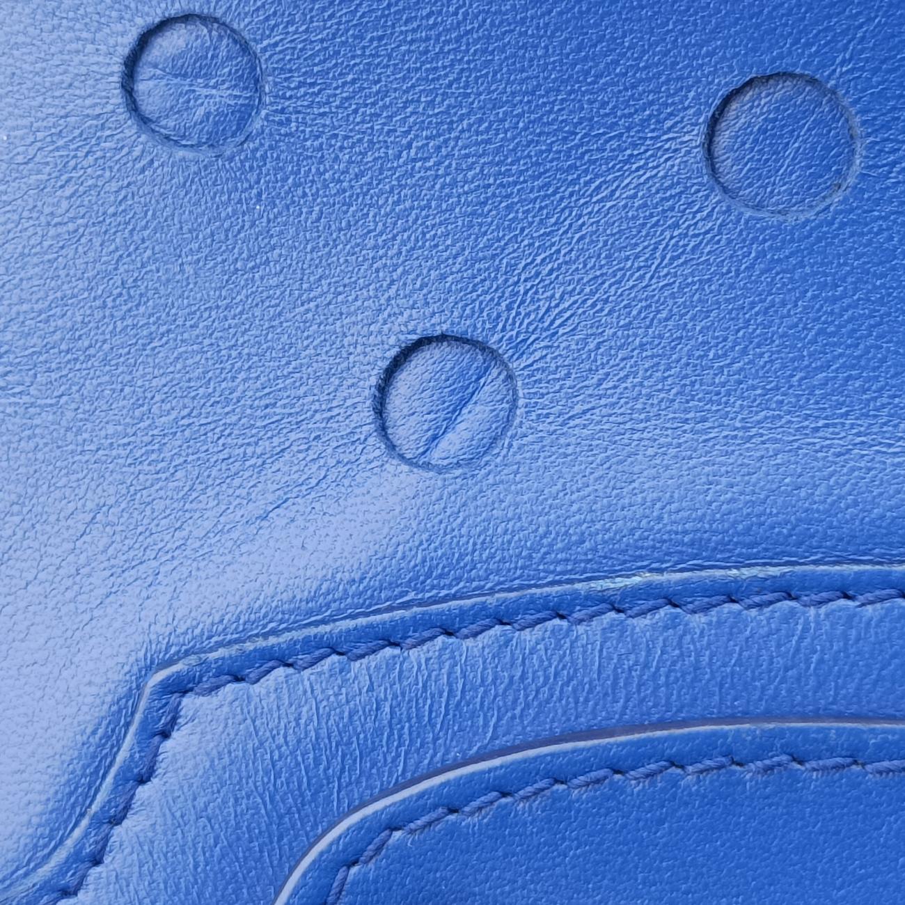 Electric Perforated Motorcycle City Blue lambskin 115748.4385 J.535269エレクトリックペルフォレートモーターサイクルシティ ブルー ラムスキン 115748.4385 J.535269