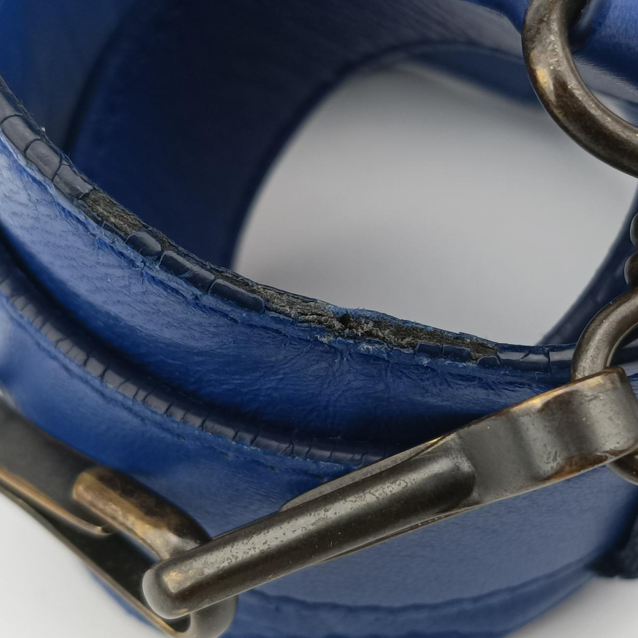 Electric Perforated Motorcycle City Blue lambskin 115748.4385 J.535269エレクトリックペルフォレートモーターサイクルシティ ブルー ラムスキン 115748.4385 J.535269