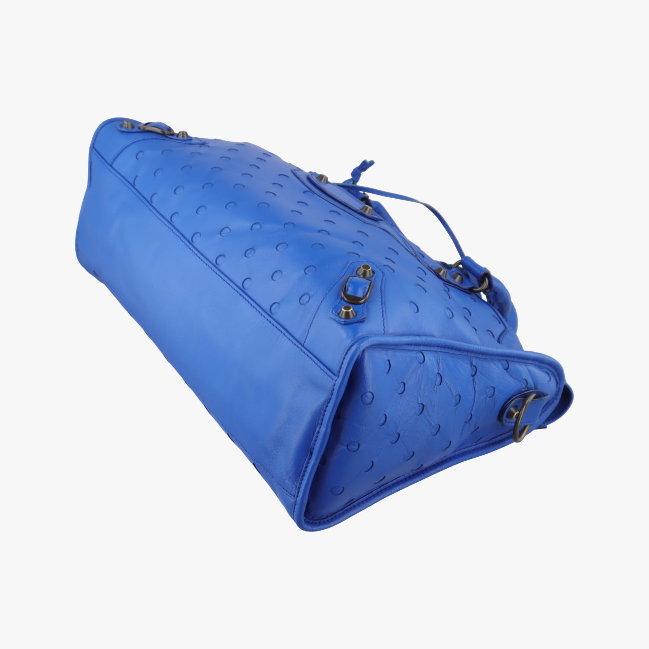 Electric Perforated Motorcycle City Blue lambskin 115748.4385 J.535269エレクトリックペルフォレートモーターサイクルシティ ブルー ラムスキン 115748.4385 J.535269