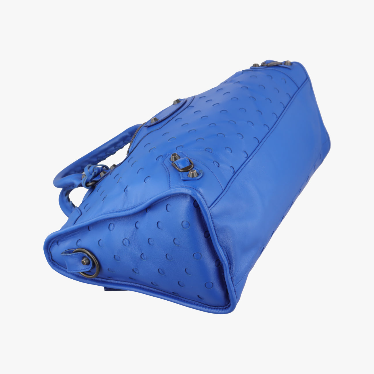 Electric Perforated Motorcycle City Blue lambskin 115748.4385 J.535269エレクトリックペルフォレートモーターサイクルシティ ブルー ラムスキン 115748.4385 J.535269