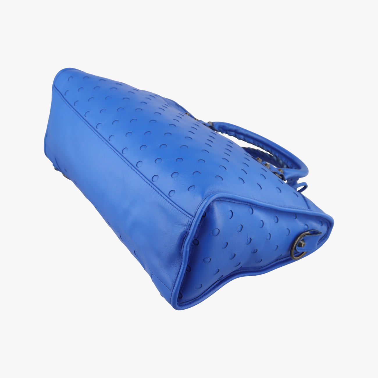 Electric Perforated Motorcycle City Blue lambskin 115748.4385 J.535269エレクトリックペルフォレートモーターサイクルシティ ブルー ラムスキン 115748.4385 J.535269