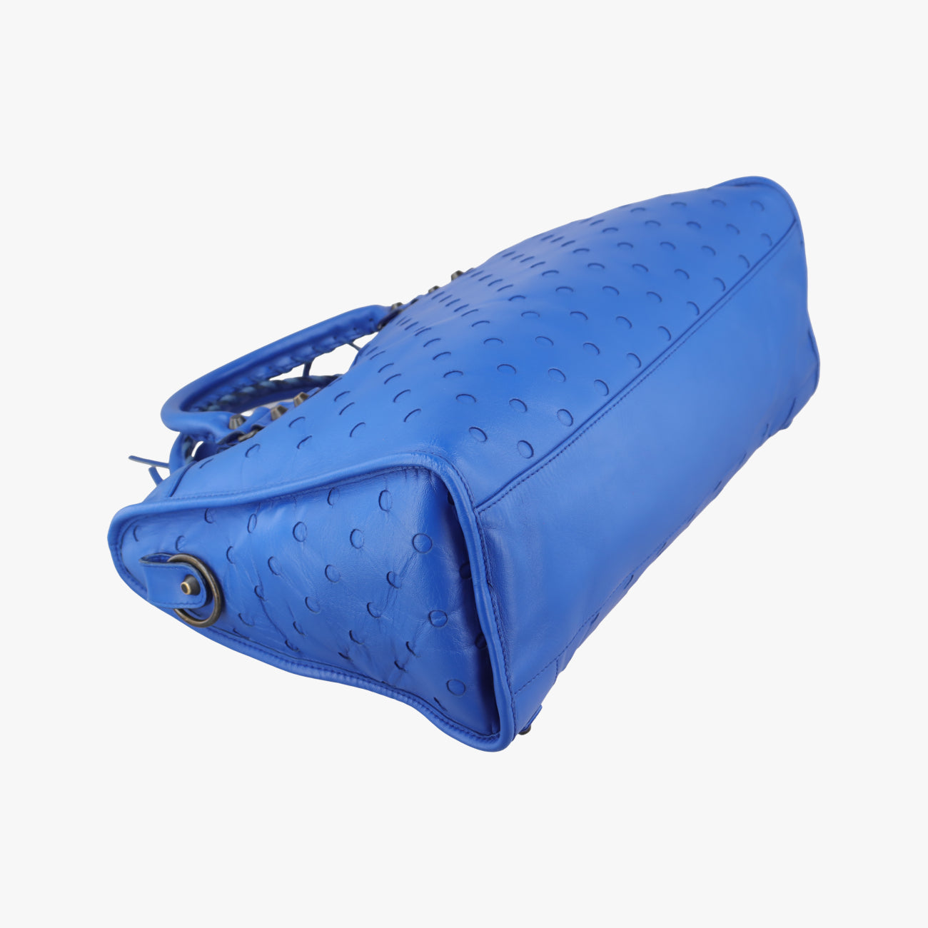 Electric Perforated Motorcycle City Blue lambskin 115748.4385 J.535269エレクトリックペルフォレートモーターサイクルシティ ブルー ラムスキン 115748.4385 J.535269