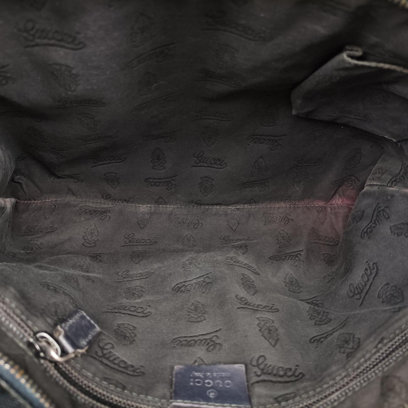 GG Imprime messenger Navy PVC coated canvas Lot number unknownインプリメ メッセンジャー ネイビー PVCコーティングキャンバス 201446 製番不明