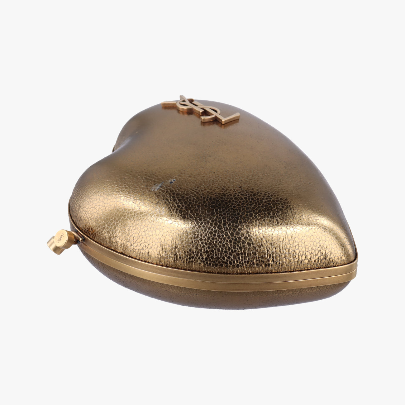 Love box heart Golden Leather 466212 BCI466212.0918ラブボックス ハート型 ゴールド レザー 466212 BCI466212.0918