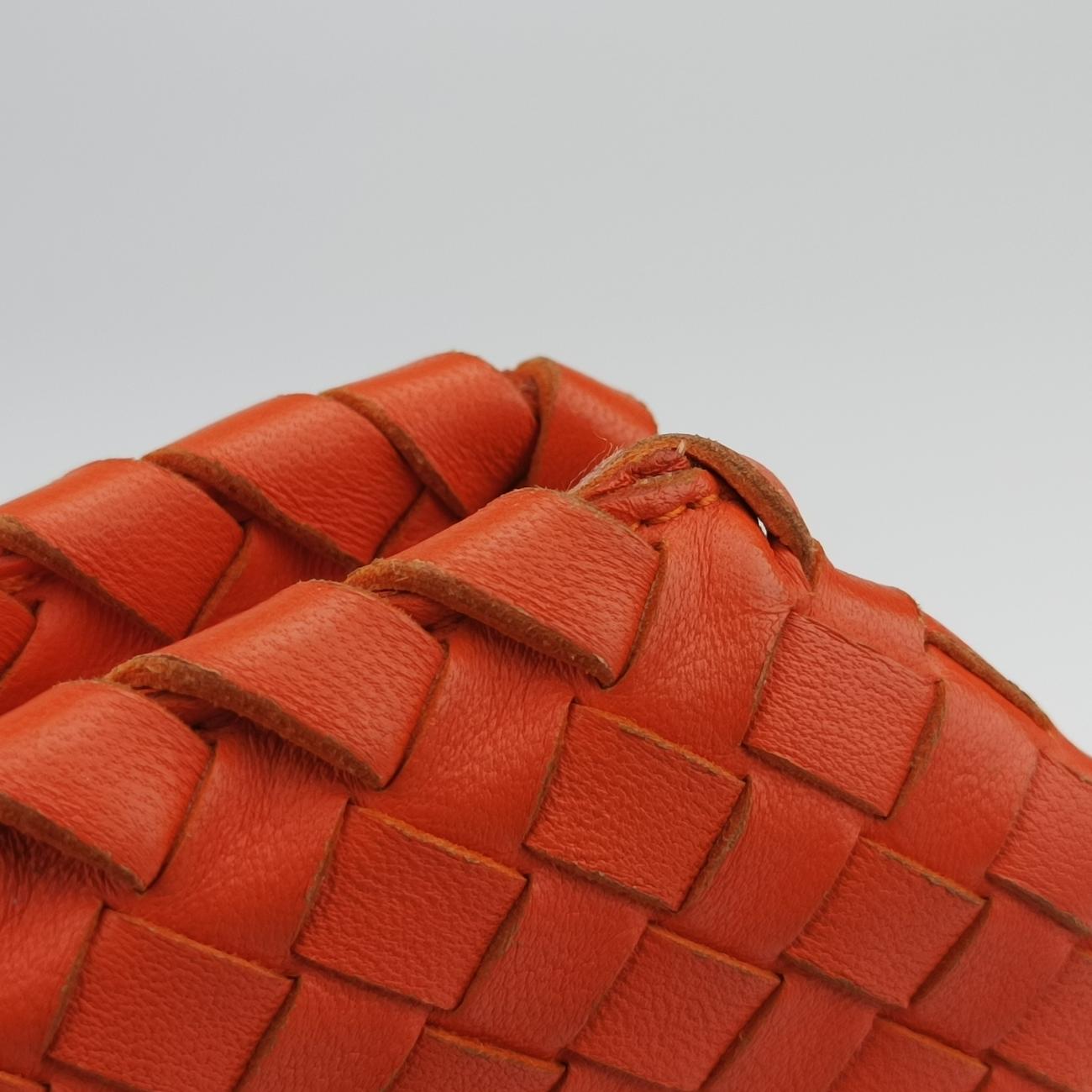 Intrecciato Orange lambskin B02853628Nイントレチャート オレンジ ラムスキン B02853628N