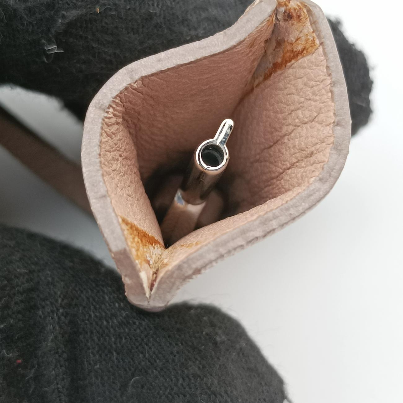 Gaufre Logo FlapPinkNappa LeatherBT09397/Qギャザーピンクナッパレザー BT09397/Q