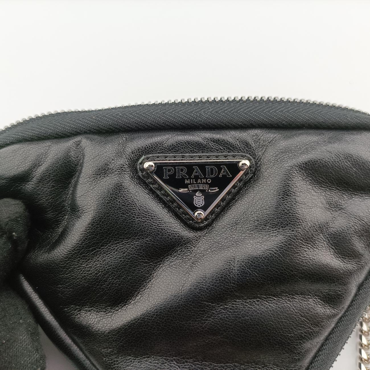 triangle mini Black Leather 62トライアングル ミニ ブラック レザー 1NR015 62
