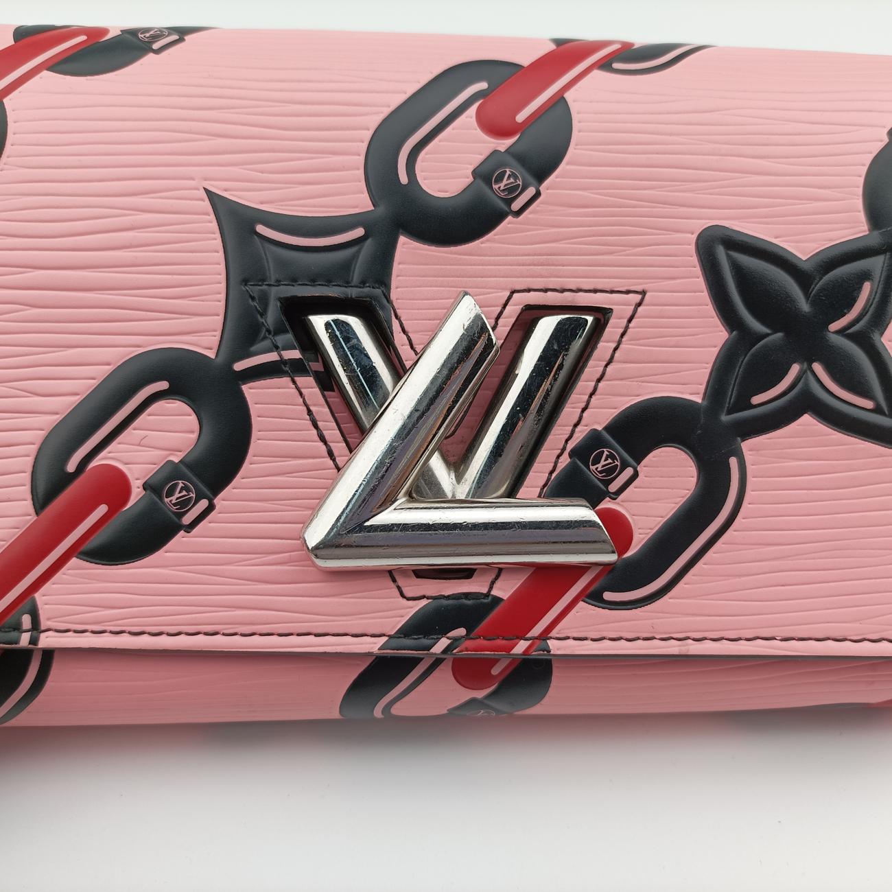 Portefeuille Twist Pink x Red x Black Epi M67227 SP0126ポルトフォイユ ツイスト ピンクXレッドXブラック エピ M67227 SP0126