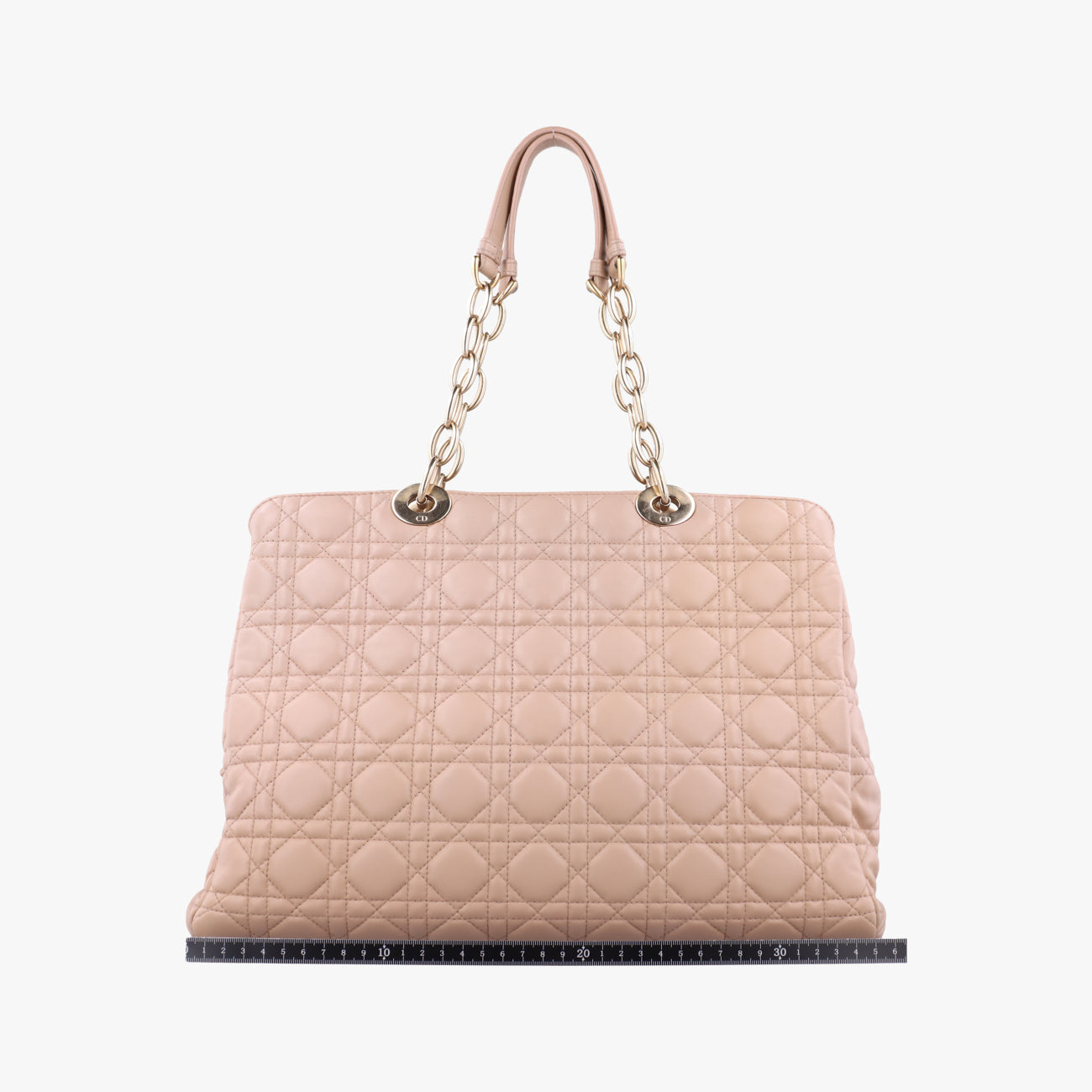 Cannage Dior Soft ShoppingBeigelambskin17-BO-0164カナージュ ディオール ソフト ショッピングベージュラムスキン17-BO-0164