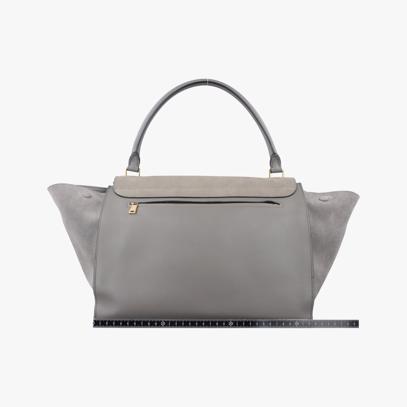 Trapèze Grey Leather x suede F-MP-0142トラペーズ グレー レザー×スエード F-MP-0142