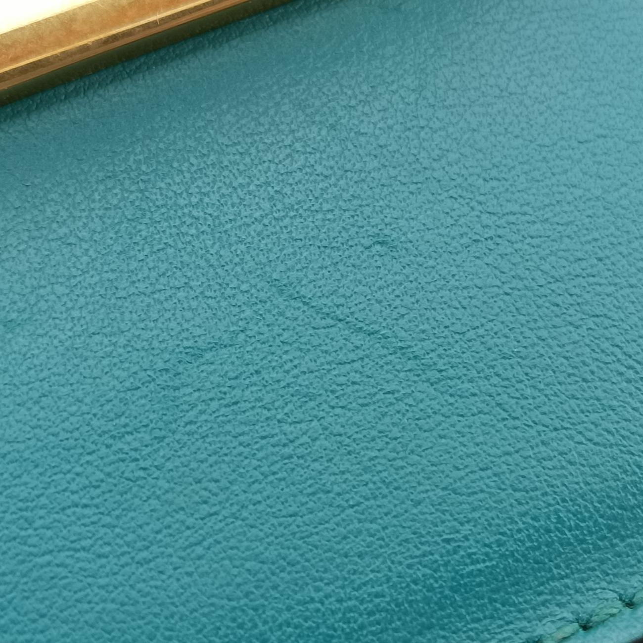 Cahier Green×black Leather 1BD045 25カイエ グリーン×ブラック レザー 1BD045 25