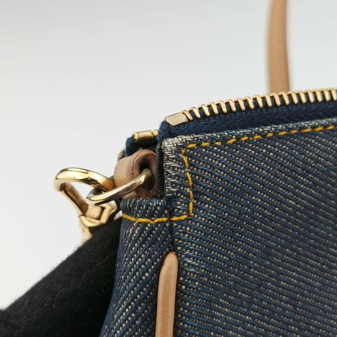 Saddle Navy x Beige Denim MC0071サドル ネイビー×ベージュ デニム MC0071