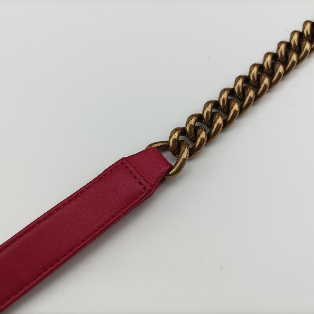 BOY CHANEL Pink×Black スエード A67086 24406189ボーイシャネル ピンク×ブラック スエード A67086 24406189