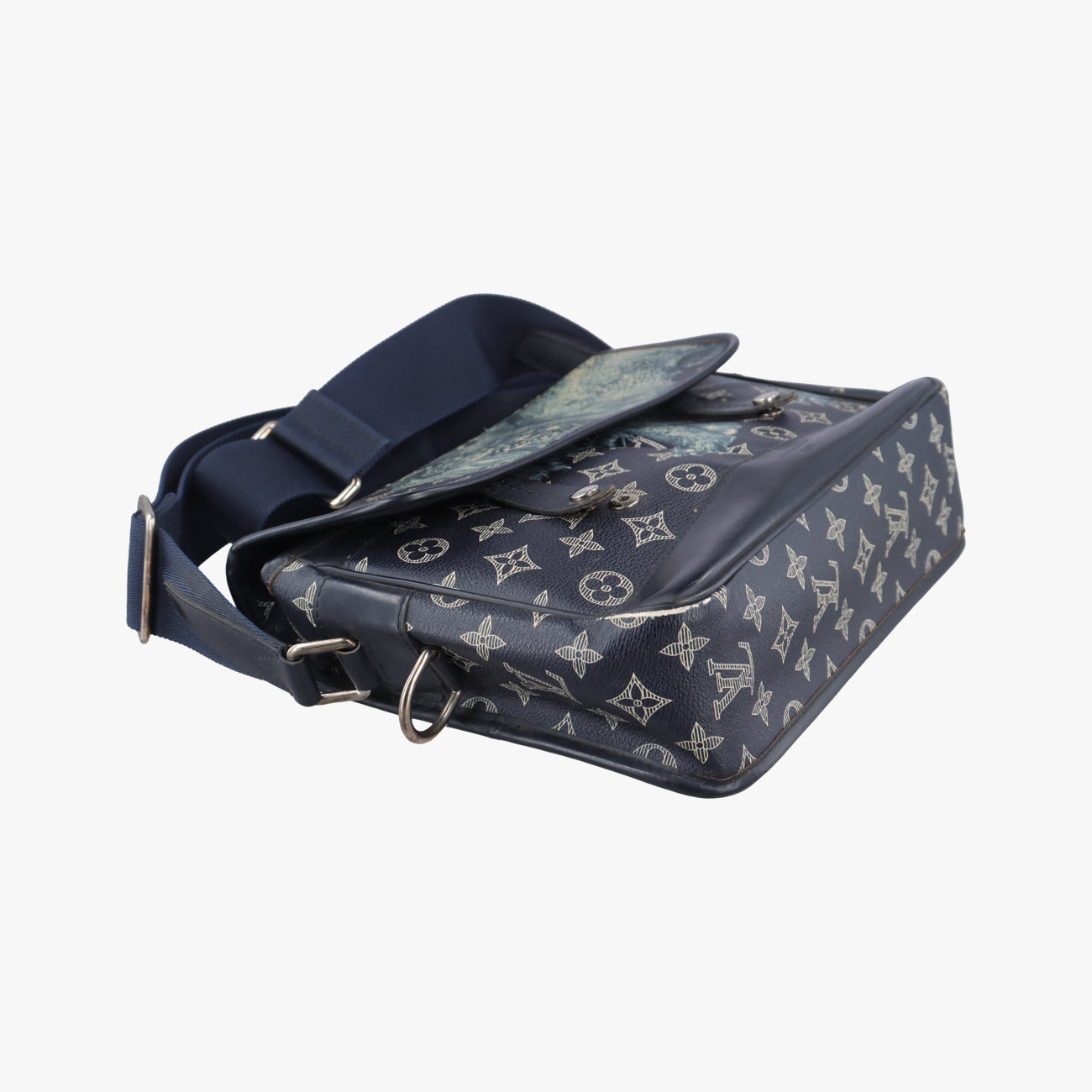 Messenger PM navy Monogram Savane M54248 PL4196メッセンジャー PM ネイビー モノグラム サバンナ M54248 PL4196