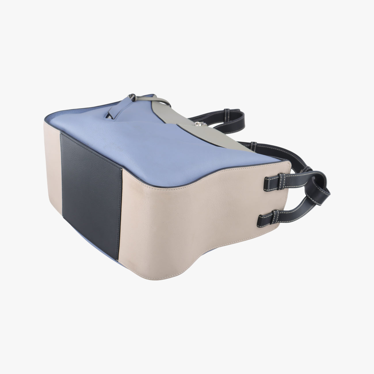 Hammock Light blue x gray x beige x black Leather 261911ハンモック ライトブルー×グレー×ベージュ×ブラック レザー 261911