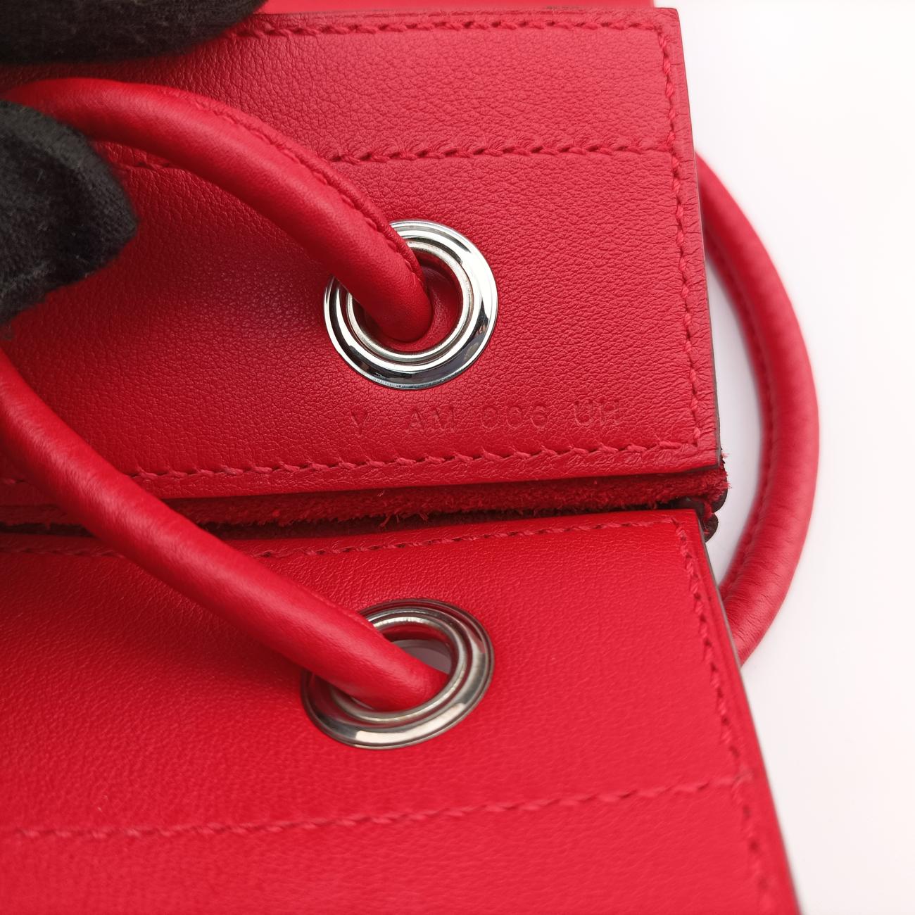 Sac Aline mini Red lambskin Y AM 006 UHサック アリーヌ ミニ レッド ラムスキン Y AM 006 UH