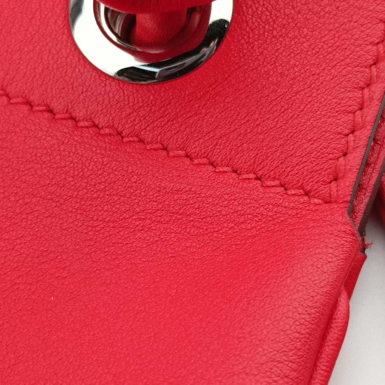 Sac Aline mini Red lambskin Y AM 006 UHサック アリーヌ ミニ レッド ラムスキン Y AM 006 UH