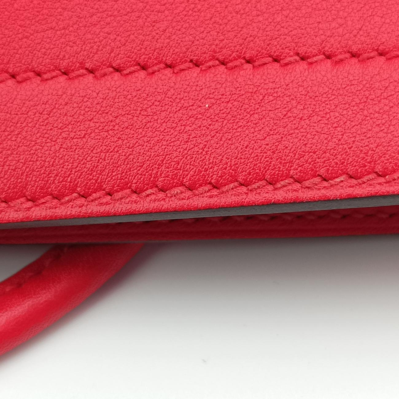 Sac Aline mini Red lambskin Y AM 006 UHサック アリーヌ ミニ レッド ラムスキン Y AM 006 UH