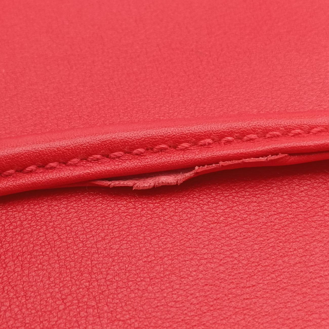 Sac Aline mini Red lambskin Y AM 006 UHサック アリーヌ ミニ レッド ラムスキン Y AM 006 UH