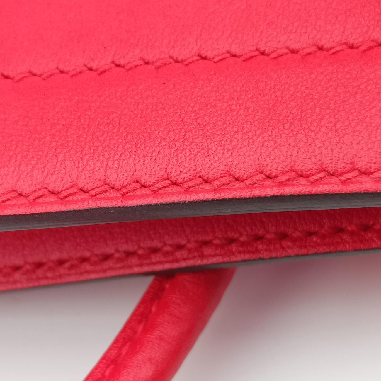 Sac Aline mini Red lambskin Y AM 006 UHサック アリーヌ ミニ レッド ラムスキン Y AM 006 UH