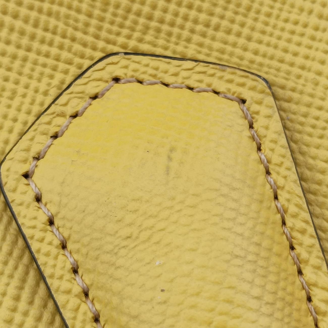 Cuir Top Handle Yellow SAFFIANO Leather BL0902 25クイール トップ ハンドル イエロー サフィアーノレザー BL0902 25