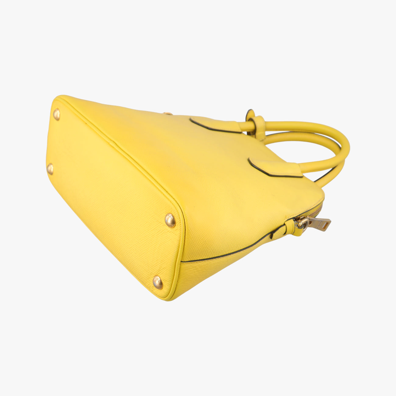 Cuir Top Handle Yellow SAFFIANO Leather BL0902 25クイール トップ ハンドル イエロー サフィアーノレザー BL0902 25