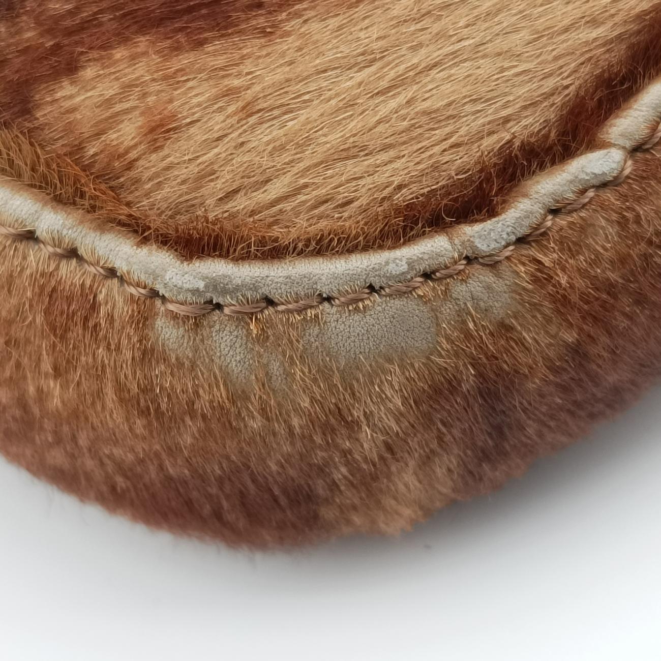 Baguette Brown×Multicolour ponyhair 26424 2372-26424-009マンマバケット ブラウン×マルチカラー ハラコ 26424 2372-26424-009