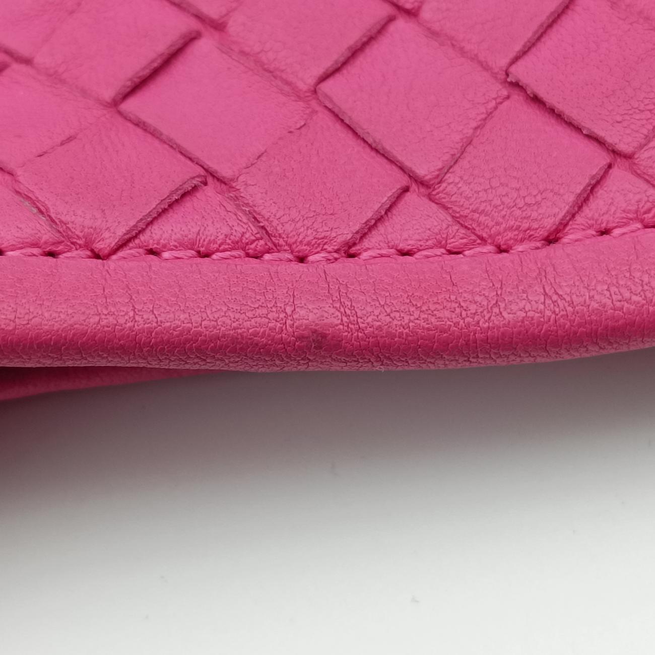 Intrecciato Rose lambskin B03278262Yイントレチャート ローズ レッド ラムスキン B03278262Y