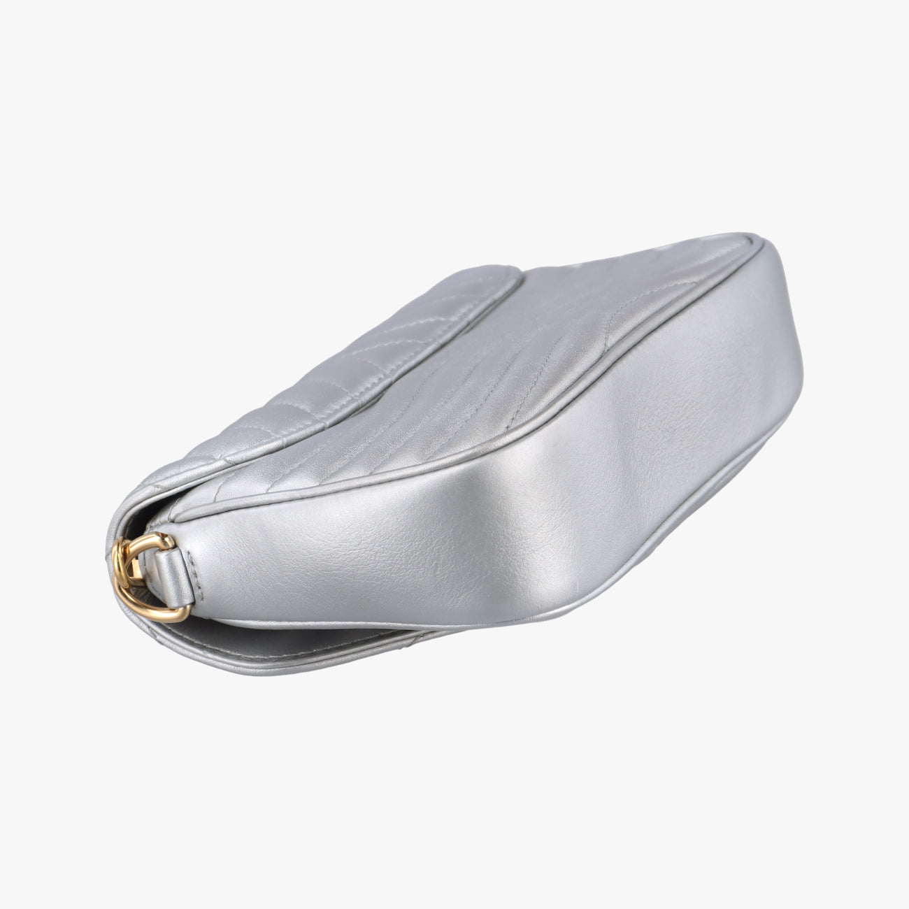 New Wave Multi Pochette Silver Leather M57864 ICチップニューウェーブ ミュルティ ポシェット シルバー レザー M57864 ICチップ