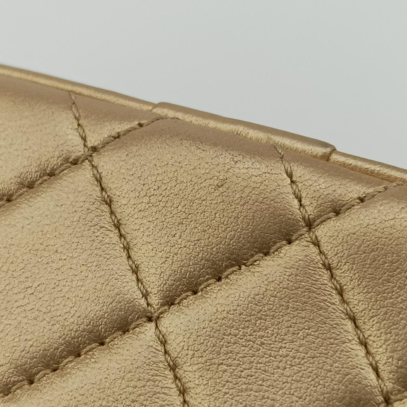 Coco Boy Camera Case Golden lambskin A92655 20484370ココボーイ カメラケース ゴールド ラムスキン A92655 20484370