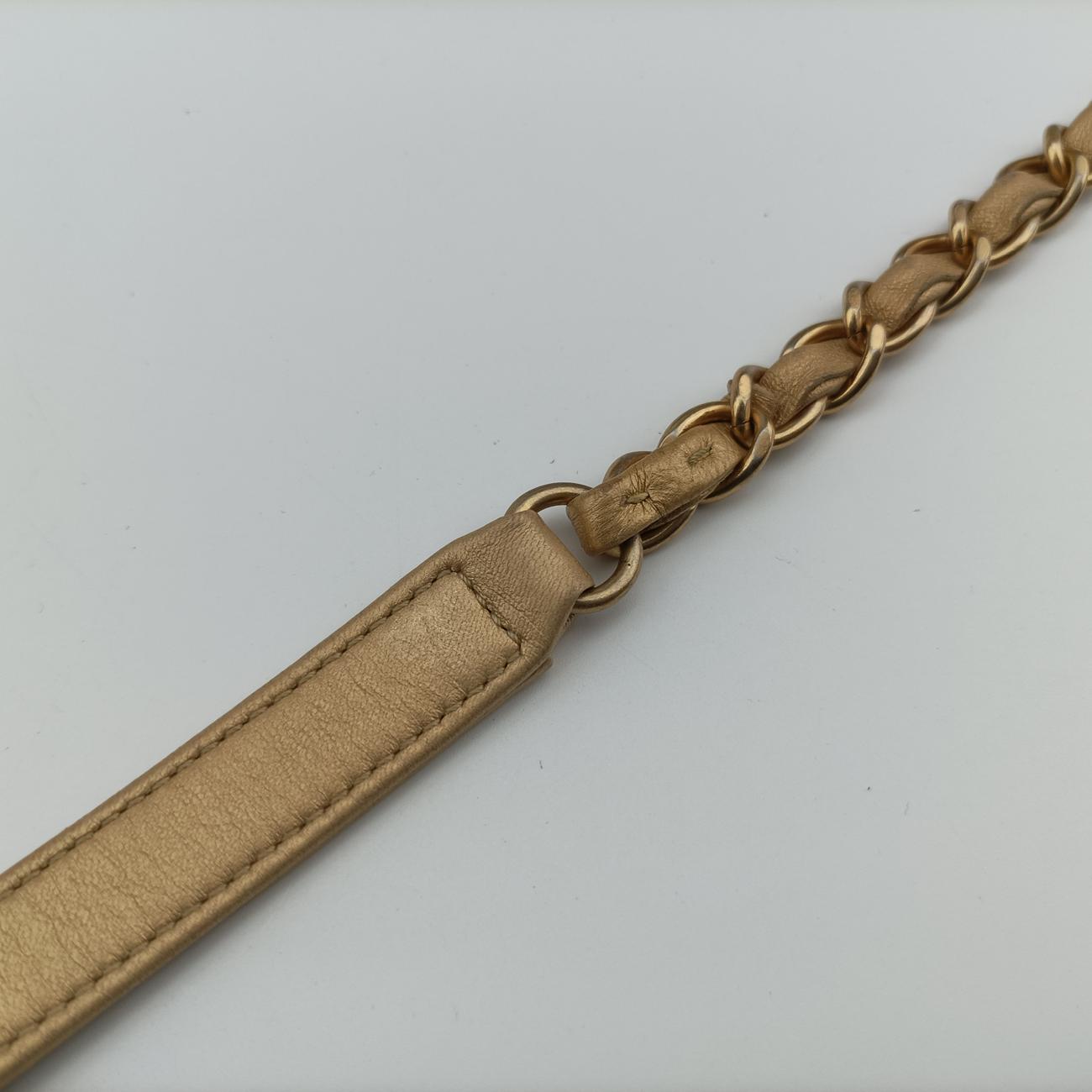 Coco Boy Camera Case Golden lambskin A92655 20484370ココボーイ カメラケース ゴールド ラムスキン A92655 20484370