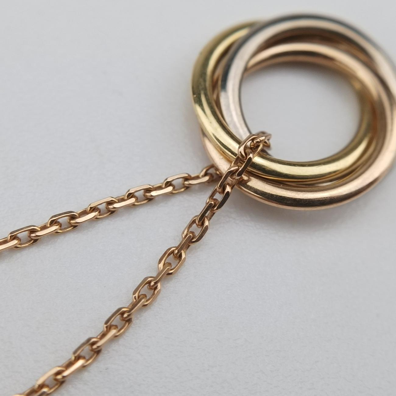 Trinity de Cartier Gold × Platinum × Rose Gold AU750 B6036818 TR6002トリニティ ドゥ カルティエ ゴールド × プラチナ × ローズゴールド AU750 B6036818 TR6002