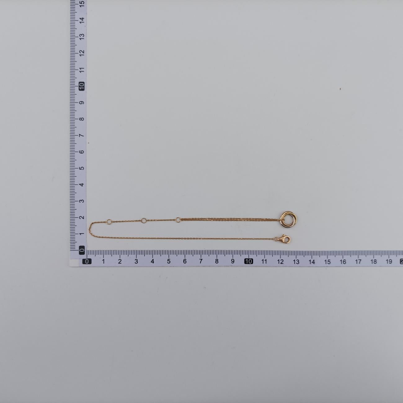 Trinity de Cartier Gold × Platinum × Rose Gold AU750 B6036818 TR6002トリニティ ドゥ カルティエ ゴールド × プラチナ × ローズゴールド AU750 B6036818 TR6002