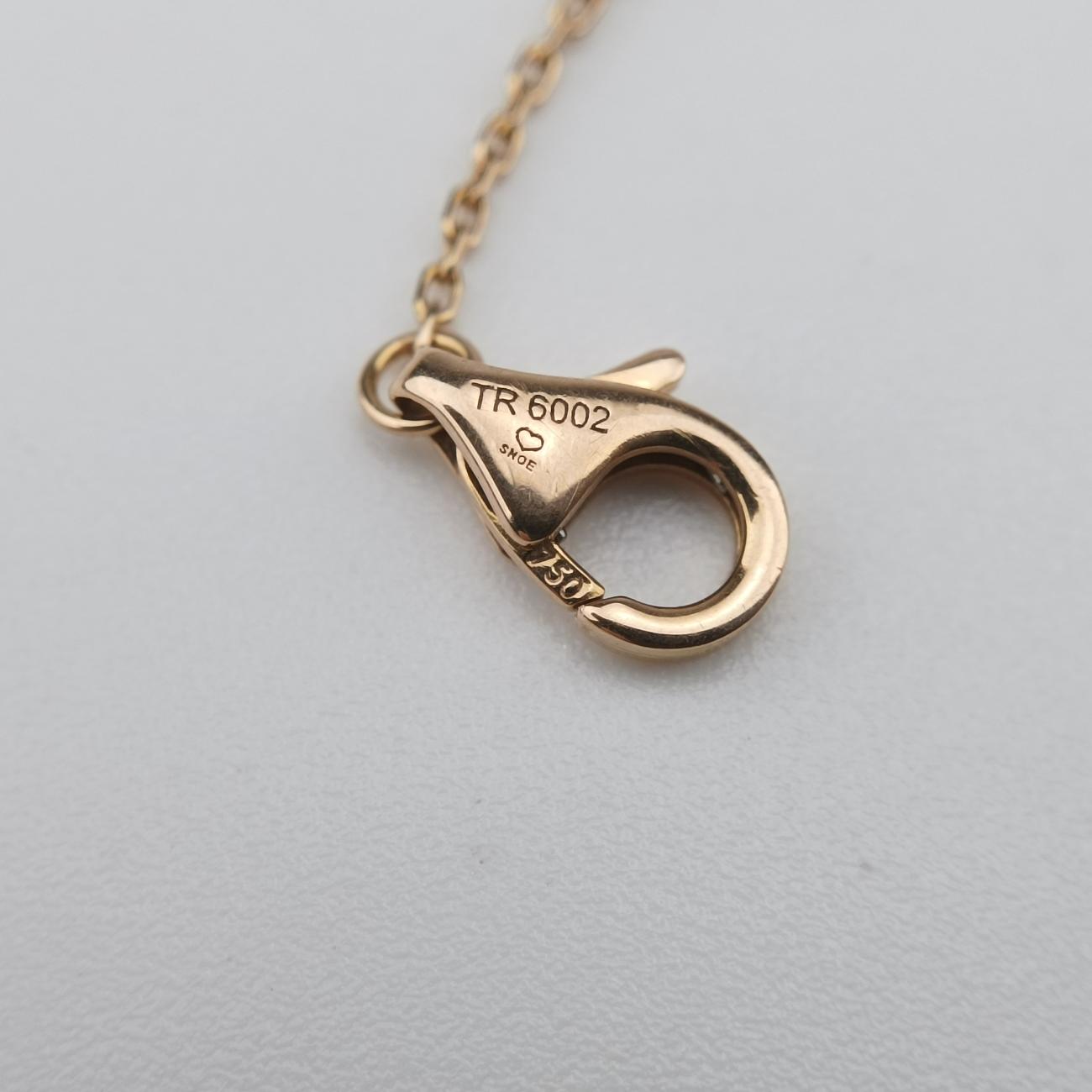 Trinity de Cartier Gold × Platinum × Rose Gold AU750 B6036818 TR6002トリニティ ドゥ カルティエ ゴールド × プラチナ × ローズゴールド AU750 B6036818 TR6002