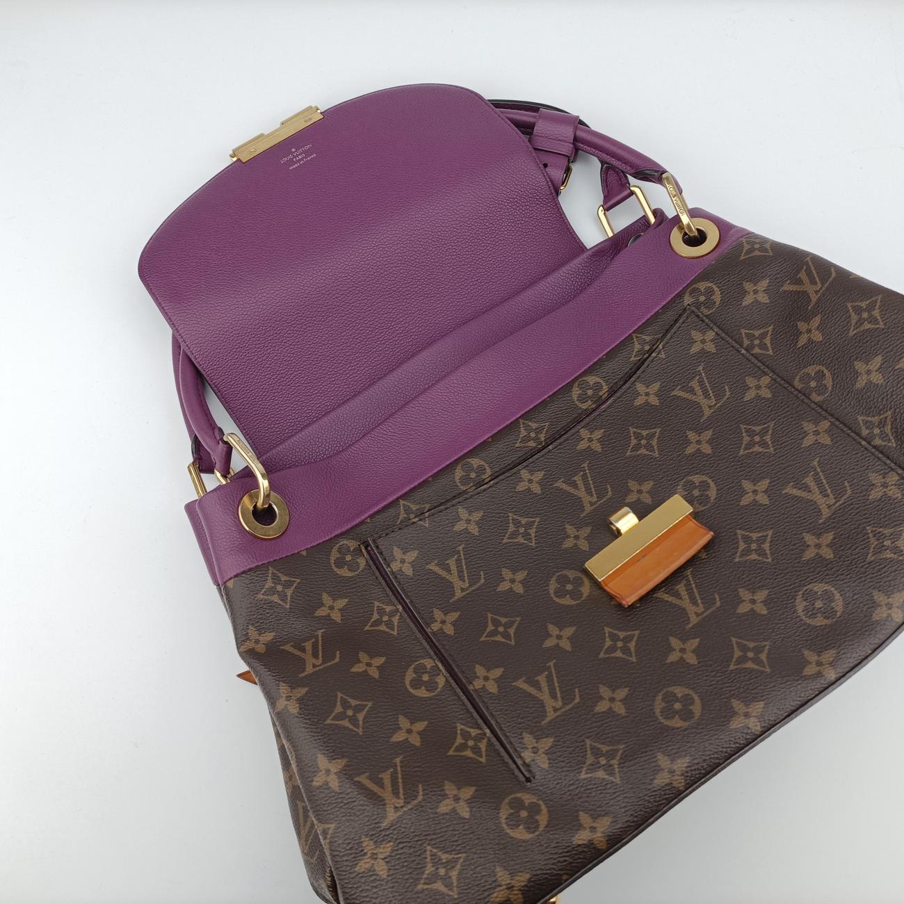 OLYMPE brown×AURORE Monogram Canvas×calf leather M40816 SP0154オランプ モノグラム/ブラウン系×オロール モノグラムキャンバス×カーフレザー M40816 SP0154