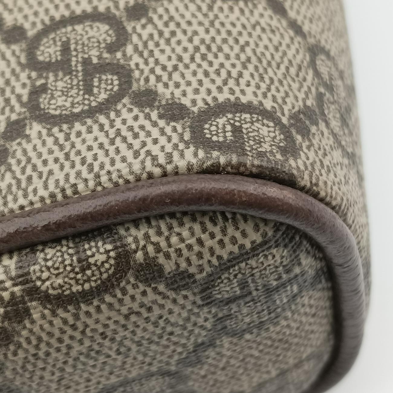 Ophidia brown×red×green PVC coated canvas x leather 517076 F026464730オフィディア ブラウン×レッド×グリーン PVCコーティングキャンバス×レザー 517076 F026464730