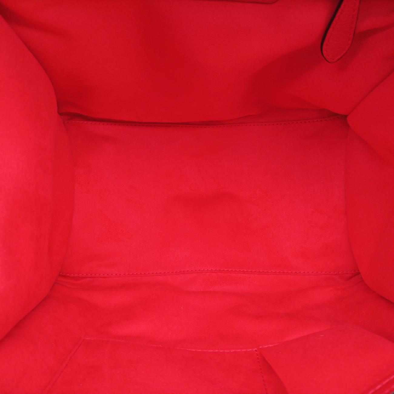 Luggage Mini Shopper Red Leather F-SN-0172 S-CU-0182ラゲージミニショッパー レッド レザー F-SN-0172 S-CU-0182