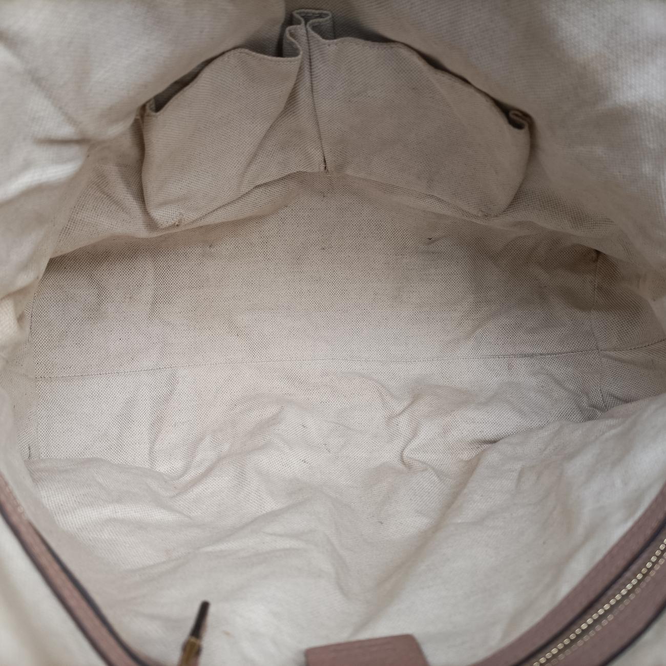 Guccissima Bree Beige×pink canvas x leather 323673 G015737322グッチシマ ブリー ベージュ×ピンク キャンバス×レザー 323673 G015737322