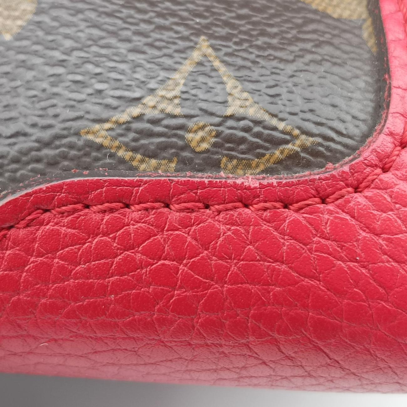 RETIRO PM brown×COQUELICOT Monogram Canvas×calf leather M50057 AH2175レティーロPM モノグラム/ブラウン系×コクリコ モノグラムキャンバス×カーフレザー M50057 AH2175