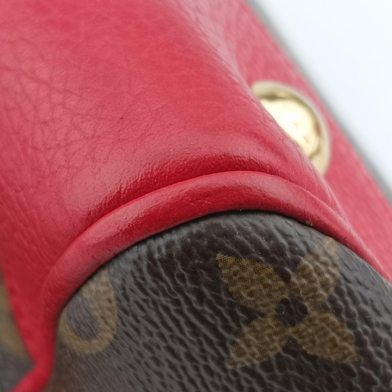 RETIRO PM brown×COQUELICOT Monogram Canvas×calf leather M50057 AH2175レティーロPM モノグラム/ブラウン系×コクリコ モノグラムキャンバス×カーフレザー M50057 AH2175