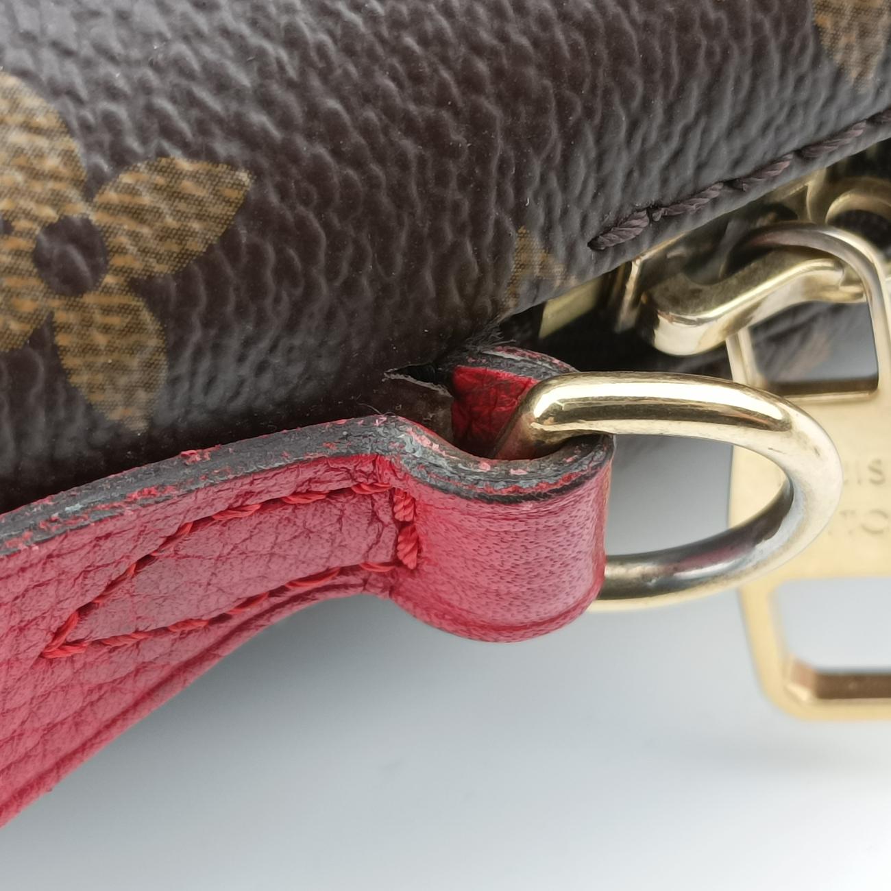 RETIRO PM brown×COQUELICOT Monogram Canvas×calf leather M50057 AH2175レティーロPM モノグラム/ブラウン系×コクリコ モノグラムキャンバス×カーフレザー M50057 AH2175