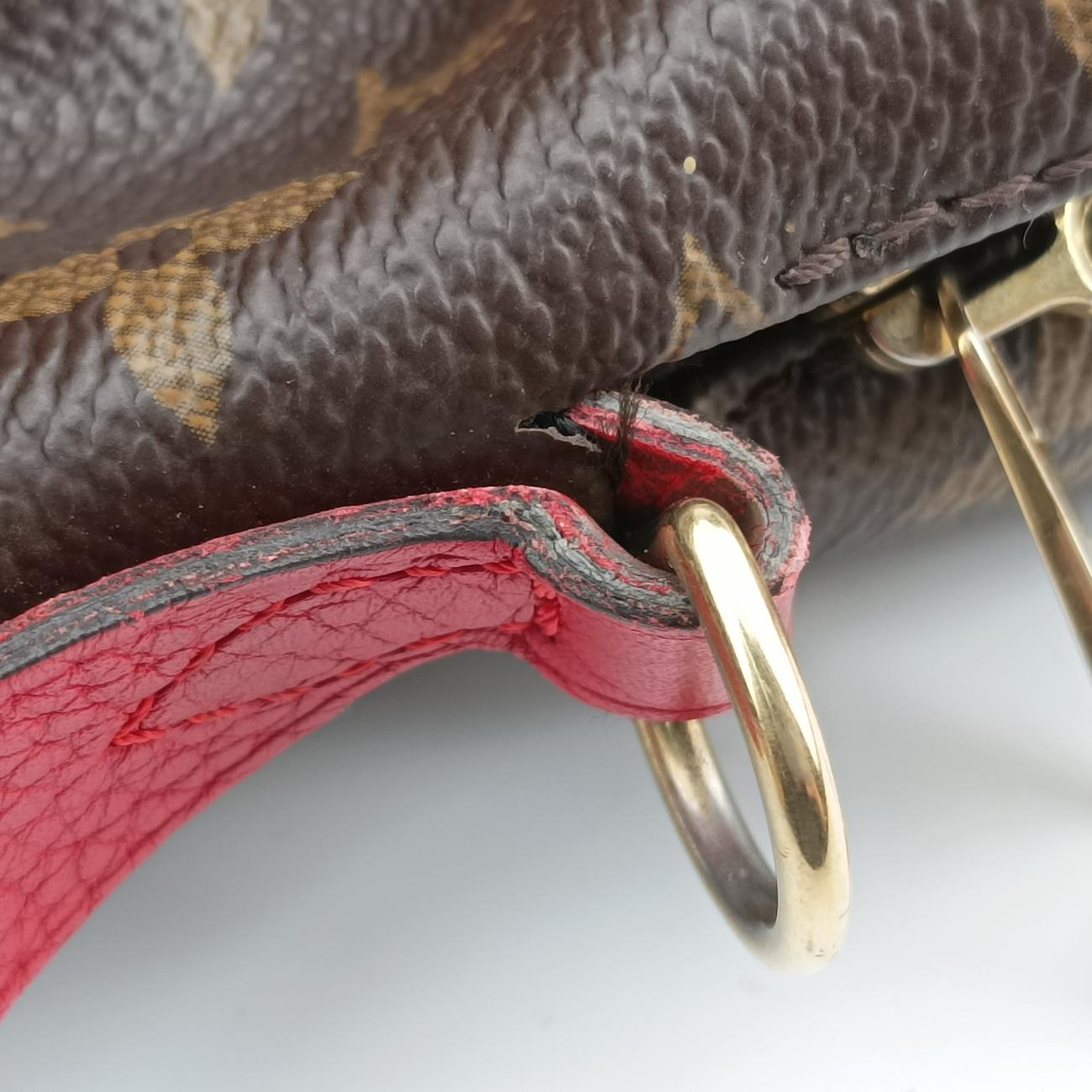 RETIRO PM brown×COQUELICOT Monogram Canvas×calf leather M50057 AH2175レティーロPM モノグラム/ブラウン系×コクリコ モノグラムキャンバス×カーフレザー M50057 AH2175