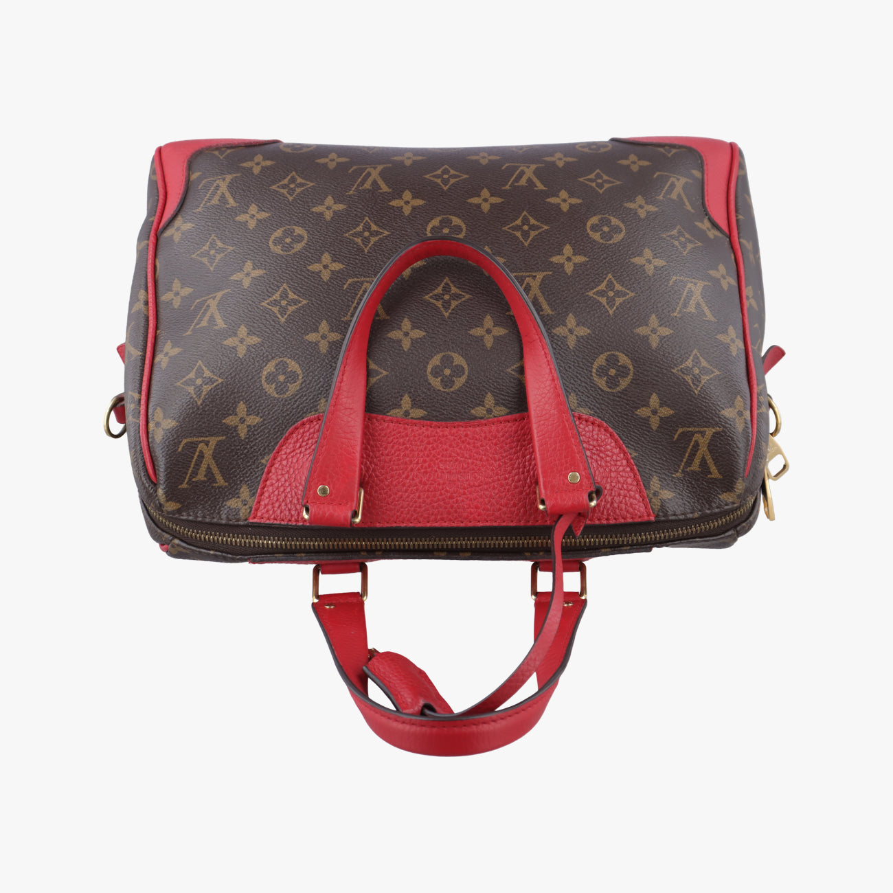 RETIRO PM brown×COQUELICOT Monogram Canvas×calf leather M50057 AH2175レティーロPM モノグラム/ブラウン系×コクリコ モノグラムキャンバス×カーフレザー M50057 AH2175