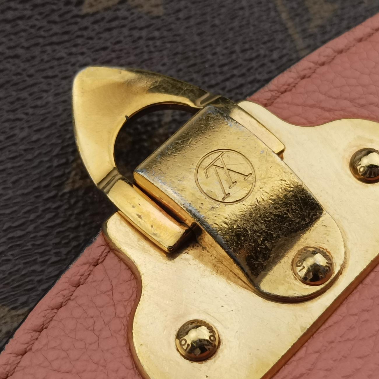 SAINT PLACIDE brown×Pink Monogram Canvas×calf leather M43713 CA0148サンプラシード モノグラム/ブラウン系×ピンク モノグラムキャンバス×カーフレザー M43713 CA0148