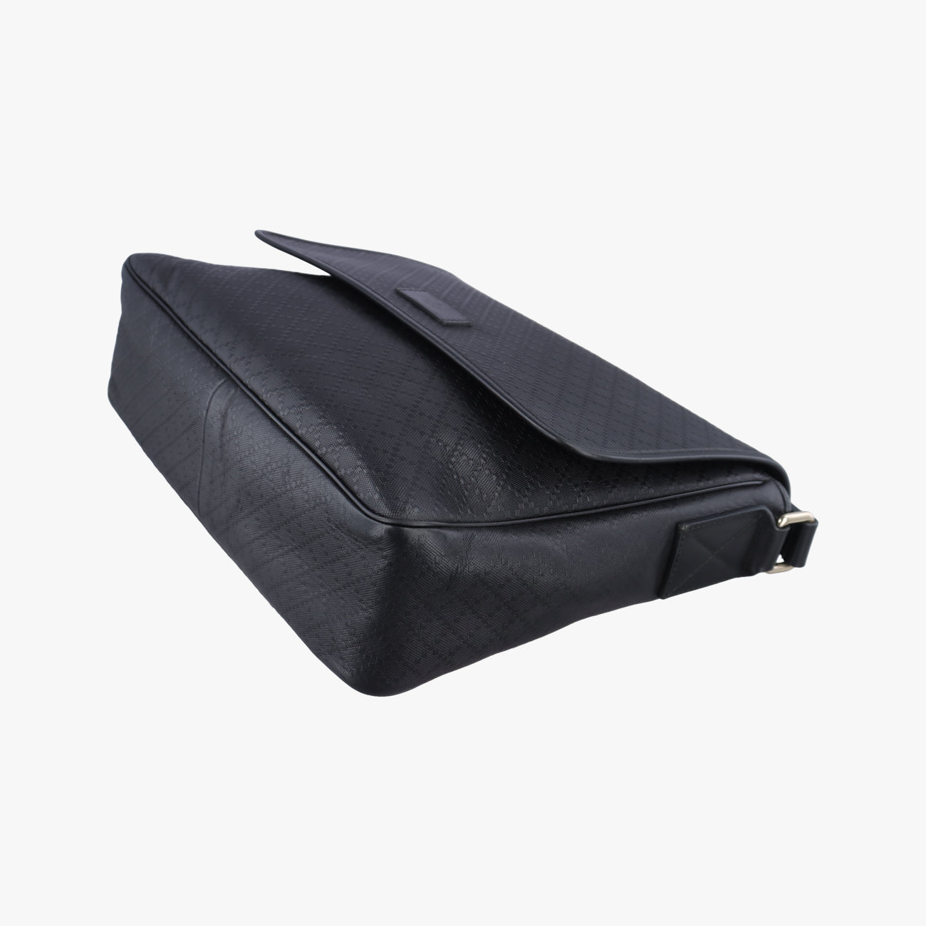 Guccissima Messenger Black Leather 223665 G8620254グッチッシマ メッセンジャー ブラック レザー 223665 G8620254