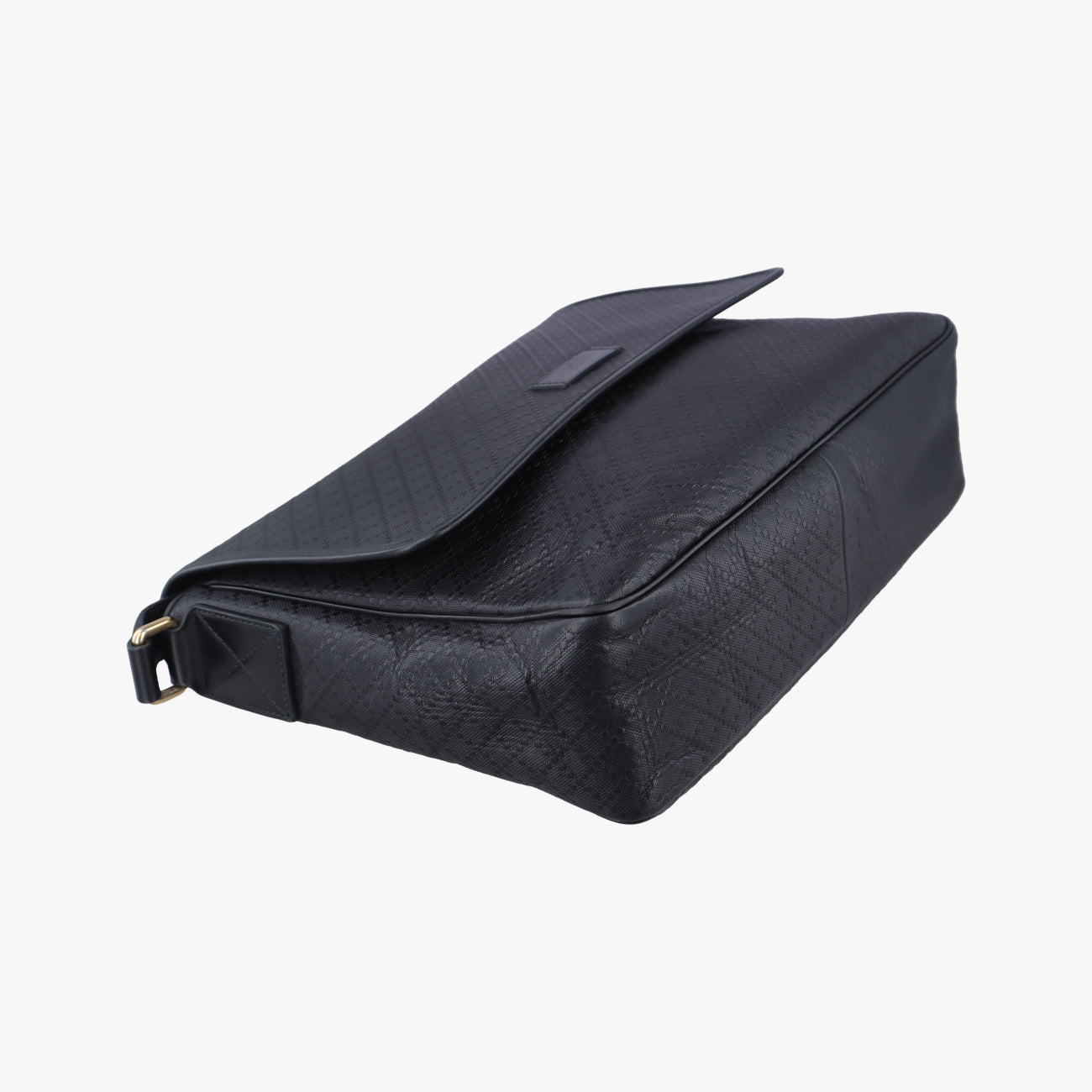 Guccissima Messenger Black Leather 223665 G8620254グッチッシマ メッセンジャー ブラック レザー 223665 G8620254